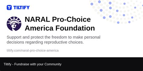 Tiltify - NARAL Pro-Choice America Foundation