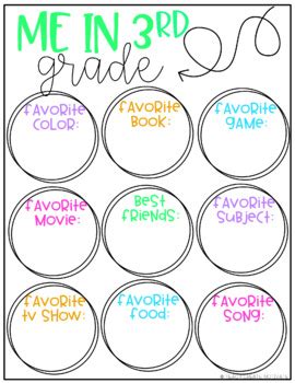 Digital Back to School Activities {3rd Grade}4 - Teach Create Motivate