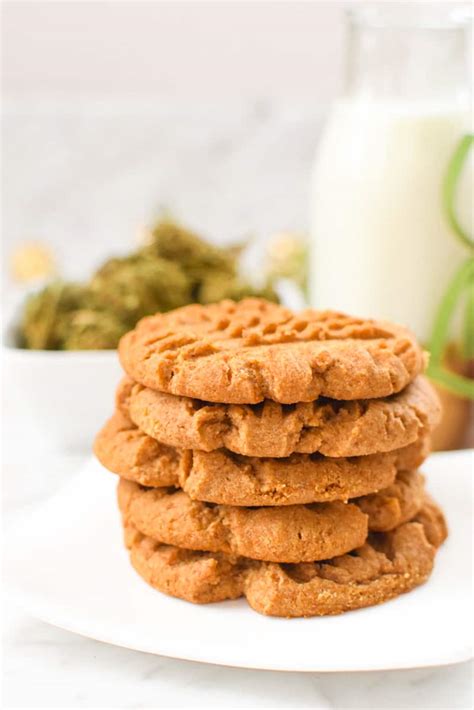 Easy Cannabis Peanut Butter Cookies » Emily Kyle, MS, RDN