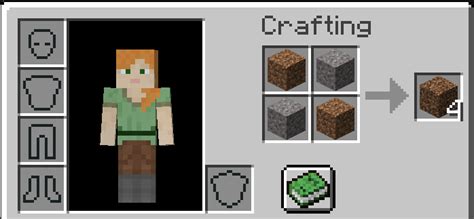 What is Minecraft Coarse Dirt recipe?