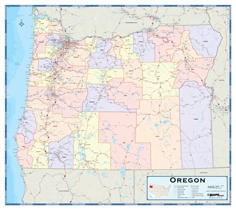 Exploring The Map Of Oregon Counties - Map Of The Usa