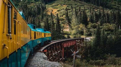 Train Mountains Bridge [1920x1080] : r/wallpaper