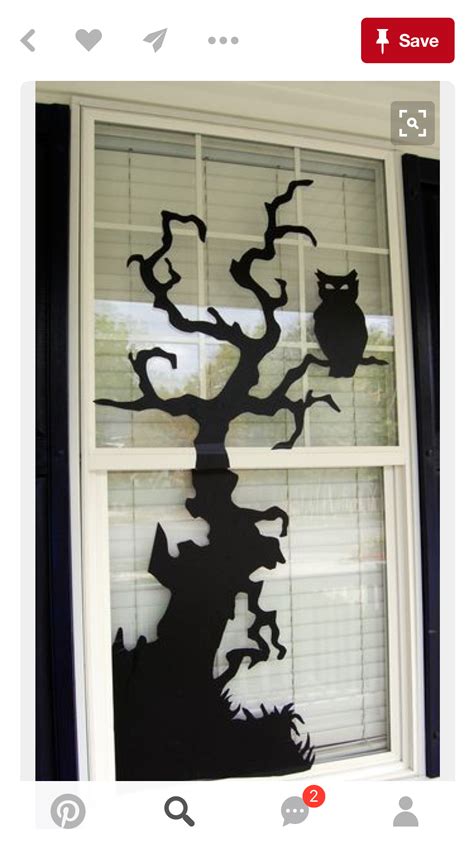 Pin on october 31. | Diy halloween window, Diy halloween window decorations, Halloween window ...