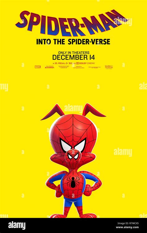SPIDER-MAN: INTO THE SPIDER-VERSE, US advance poster, Spider-Ham (voice: John Mulaney), 2018 ...