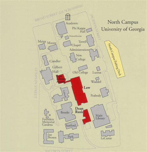 Uga Campus Map Printable – Interactive Map