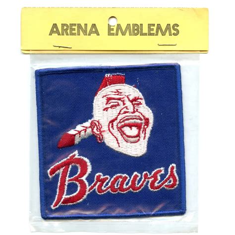 Very Rare Atlanta Braves Chief Noc-A-Homa MLB Baseball Vintage Square ...