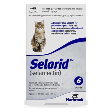 Selarid (selamectin) Topical for Cats | Allivet