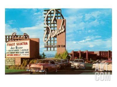 an old photo of cars parked in front of a casino