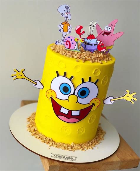 Pin on Spongebob cake