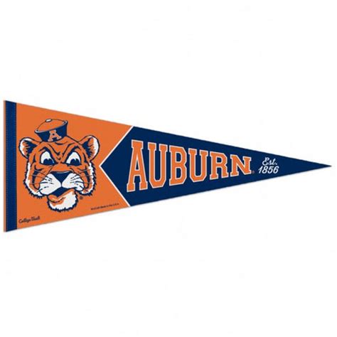 Auburn Tigers Retro Logo Premium Pennant Felt Wool NEW!! Free Shipping ...