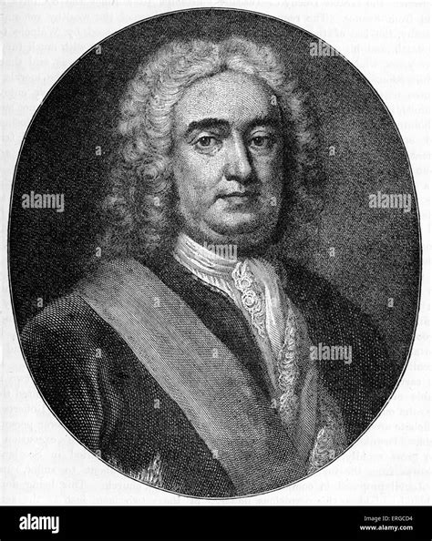 Sir Robert Walpole - portrait. English Whig politician, seen by some as ...