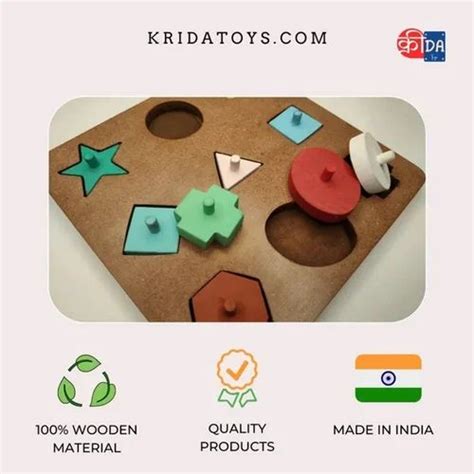 Color Coated Unisex Educational Shapes Board Game, 8 * 8 * 0.6 Inches at Rs 300/piece in Roorkee