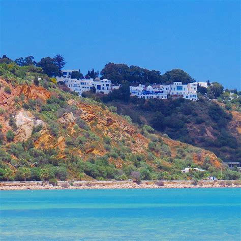 Sidi-Bou-Saïd viewed from Carthage Amilcar beach... | Flickr