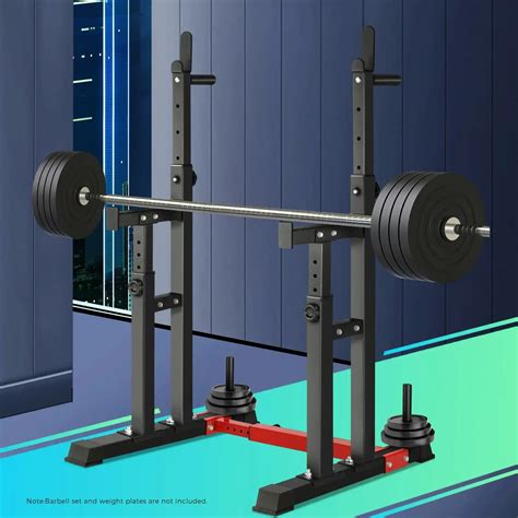 Finex Adjustable Squat Rack Weight Bench Press Barbell Bar Stand Weight ...