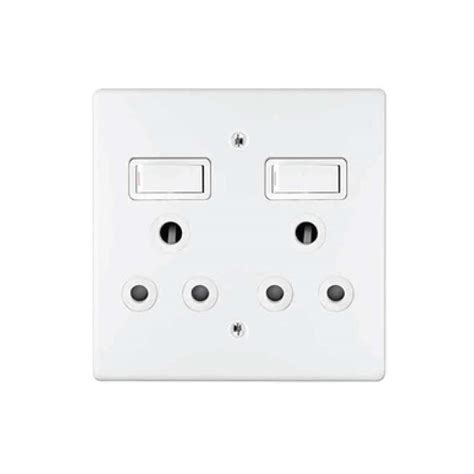 DOUBLE SWITCH SOCKET + COVER PLATE – Exclusive Wholesalers