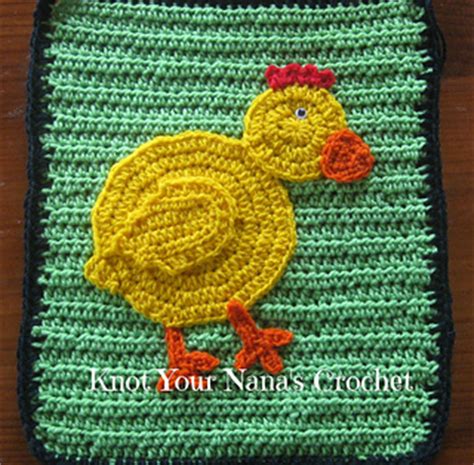 Ravelry: Chicken Applique pattern by Teri Heathcote