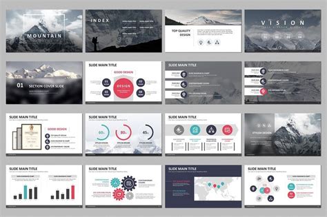 Mountain PPT | Powerpoint design templates, Powerpoint presentation design, Business presentation