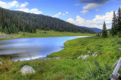 Scenic Lake View at Rocky Mountains National Park, Colorado image - Free stock photo - Public ...