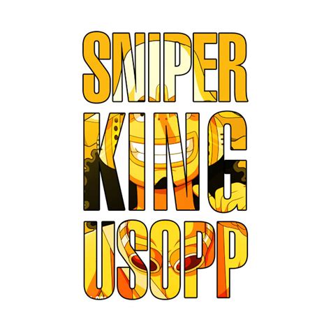 One Piece - Sniper King Usopp - One Piece - T-Shirt | TeePublic