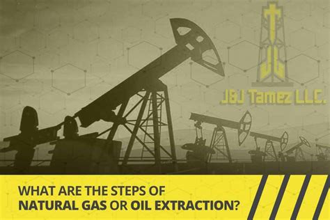 Steps for oil and natural gas extraction | J&J Tamez LLC