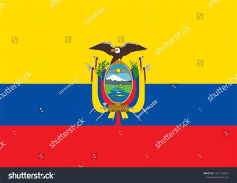 106 Ecuador flag vector shield icon Images, Stock Photos & Vectors ...