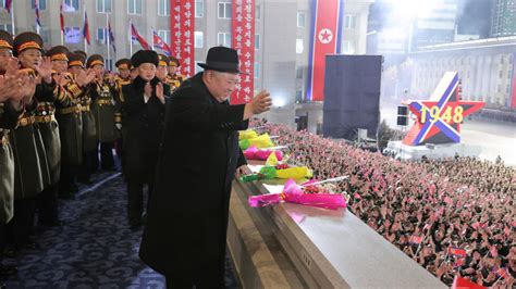 North Korea's Kim Jong Un unveils new ICBM at military parade