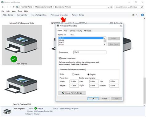 How to create a custom paper size in Windows 10 for PDF Impress | Custom paper, Document writer ...