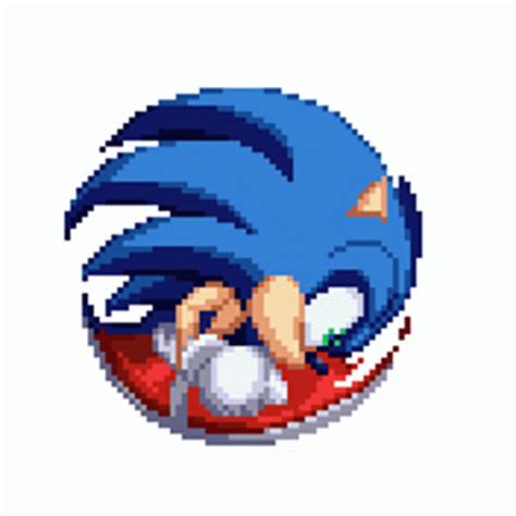 Sonic Roll Sticker - Sonic Roll Ball - Discover & Share GIFs