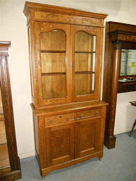 Oak Kitchen Cabinet #650 - Mark's Antique Furniture