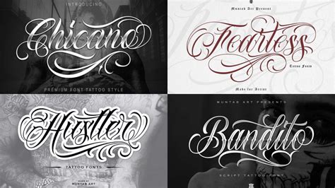 15+ Best Tattoo Calligraphy Fonts