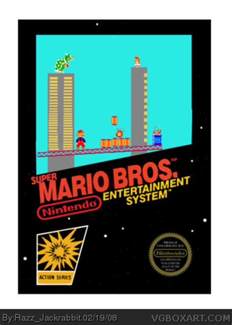 Super Mario Bros. NES Box Art Cover by Razz Jackrabbit