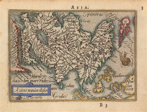 Abraham Ortelius, Asia, 1600 | The Map House