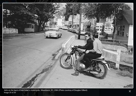 Bob Dylan and John Sebastian in Woodstock 1964. Check comments for link ...