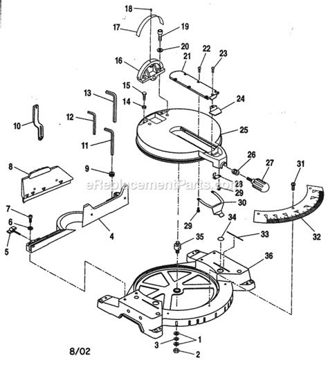 Craftsman 10 Inch Laser Compound Miter Saw Parts | Reviewmotors.co