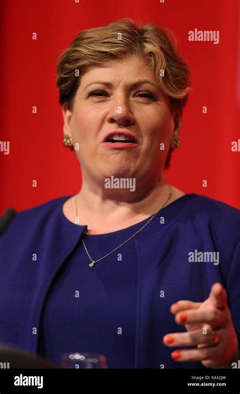 Emily Thornberry Mp Shadow Foreign Secretary Labour Party Conference ...