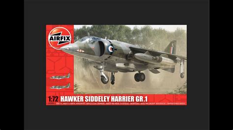 Airfix 1/72 Hawker Siddeley Harrier GR.1 Scale Model Review - YouTube