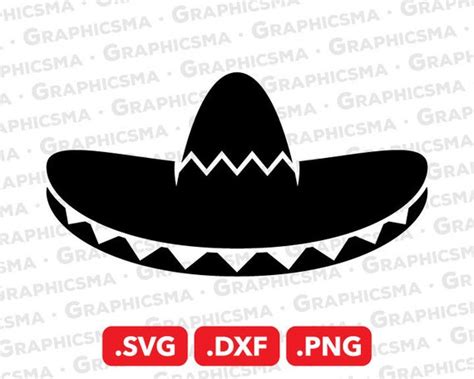 Sombrero Hat SVG File Sombrero Hat DXF Sombrero Hat Png - Etsy