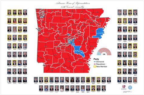 House of Representatives District Map (94th General Assembly: 2023 ...