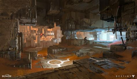 ArtStation - Destiny: Vex Interior, Dorje Bellbrook | Concept art ...