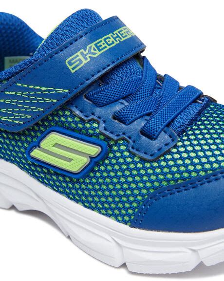 Skechers Boys Advance Shoe - Toddler - Blue Lime | SurfStitch