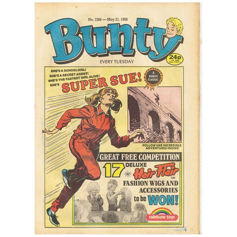 21st May 1988 - BUY NOW - Bunty comic - issue 1584 - an original comic.