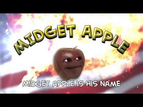 Annoying Orange: Midget Apple Theme Song - YouTube