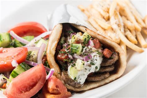 Homemade Greek Gyro Sandwich or Dinner