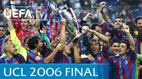 Barcelona v Arsenal: 2006 UEFA Champions League final highlights - YouTube