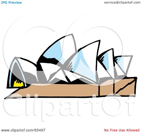 Royalty-Free (RF) Clipart Illustration of an Opera House by Dennis ...