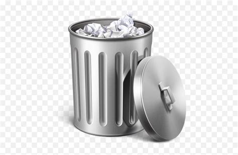 Trash Icon - Transparent Trash Png Emoji,Garbage Can Emoji - Free Emoji ...