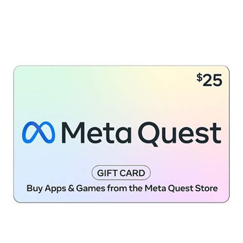 Meta Quest Gift Card 25$ (Gift card Usa) - Mx2Games