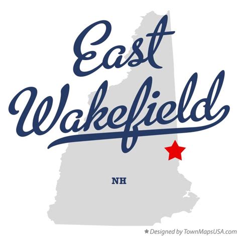 Map of East Wakefield, NH, New Hampshire