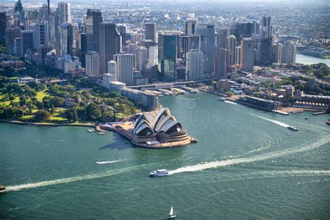 Amazing Aerial View of Sydney Skyline on a Sunny Day, Australia ...