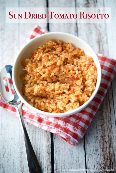 Sun Dried Tomato Risotto - Carrie’s Experimental Kitchen